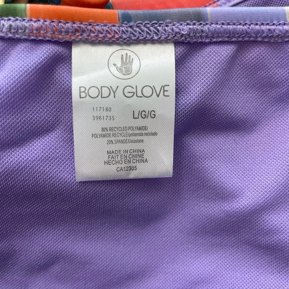 Body Glove Rosalia Aloha Vibes Low Rise Bikini Bottom Swimsuit Size L NWT
